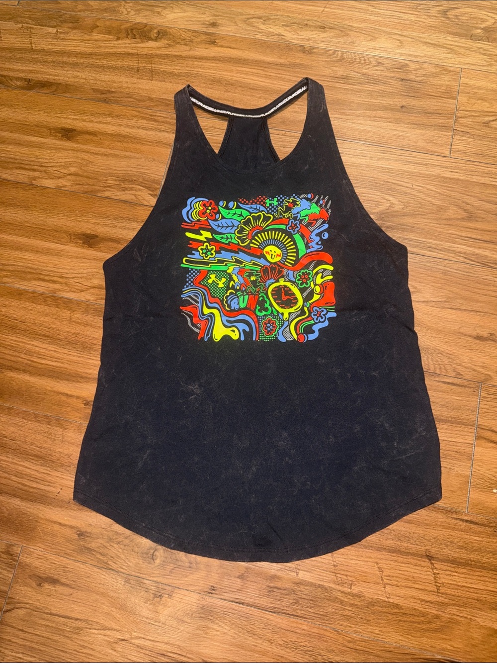Under Armour acid wash run tank top